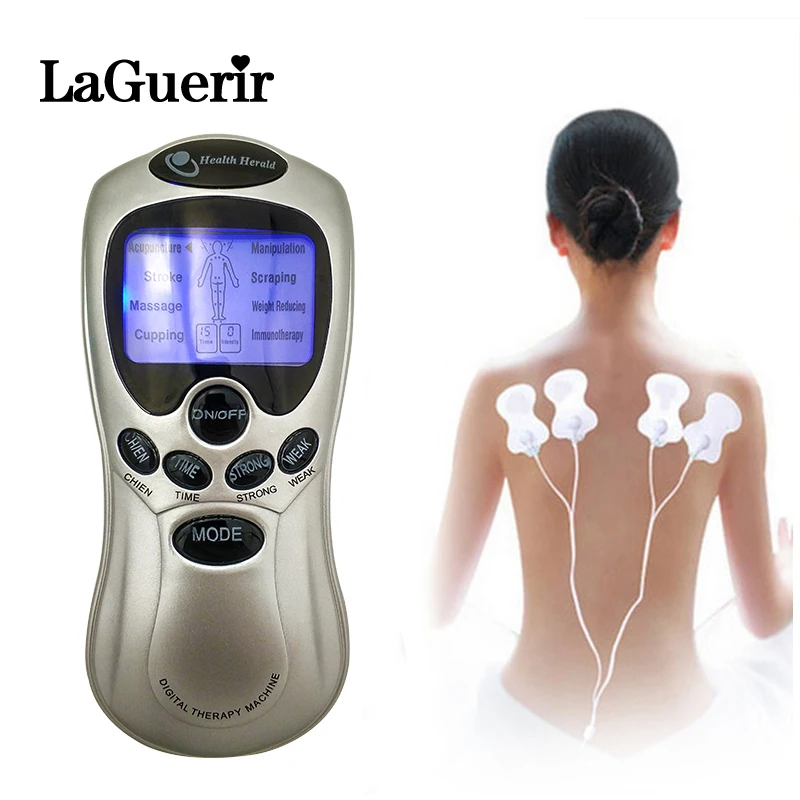 

4 Electrode Health Care Tens Acupuncture Electric Therapy Massageador Machine Pulse Body Slimming Sculptor Massager Apparatus