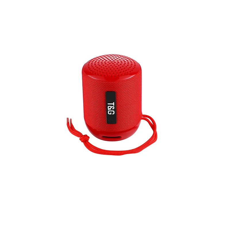 Мини Беспроводная bluetooth-колонка Встроенный микрофон Bluetooth стерео сабвуфер музыка внешний динамик с басом мини портативный динамик - Цвет: Красный