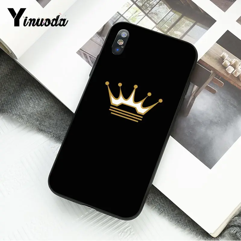 Cartoon Crown King and Queen 