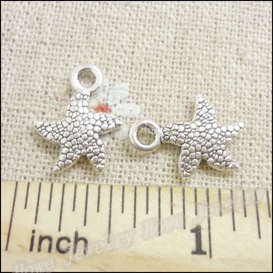 34 pcs Charms Starfish Pendant Tibetan silver Zinc Alloy Fit Bracelet Necklace DIY Metal Jewelry Findings | Украшения и