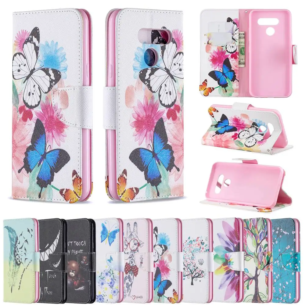 

PU Leather Cases For LG Q60 K50 LMX525EAW 64GB 6.3" TPU Covers For LG K40 K12 Plus X4 (2019) X420 Book Flip Cases Full Housing