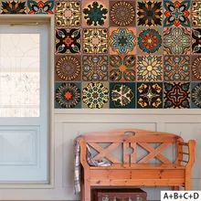 Марокканский стиль DIY мозаичная настенная плитка наклейка s линия талии Наклейка на стену кухня клей ванная комната туалет водонепроницаемый ПВХ обои