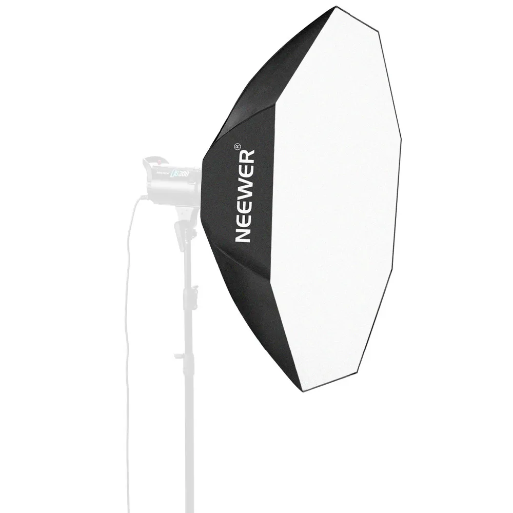 Neewer softbox cm/60 cm octágono com kit de montagem bowens, para