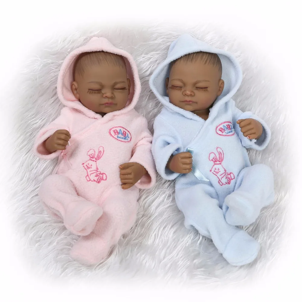 Новое прибытие 11 &quotмини Reborn Куклы полный силиконовые Средства ухода за кожей