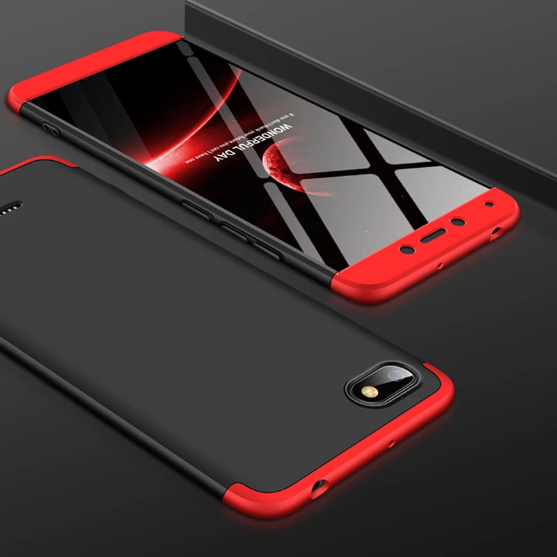 360 Full Cover For Xiaomi Redmi 6 Pro S2Y2 Note5 Luxury Hard Plastic Matte Case For Redmi 4X 5A Y1 5Plus Funda + Tempered Glass (1)