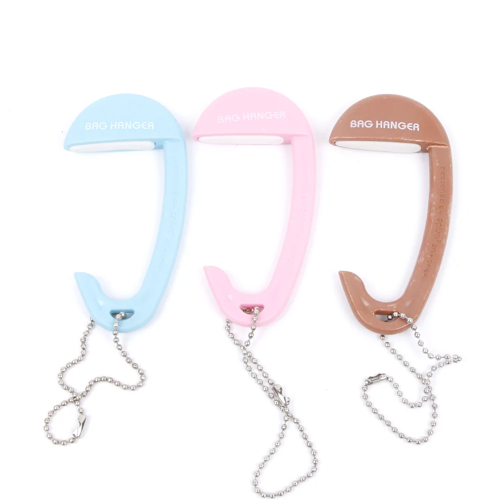 

ISKYBOB Table Hook Hot Portable Hooks Exquisite Plastic Desk Chair Handbag Tote Clothes Bag Hanger Holder Accessories