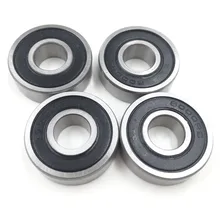 10 pces 6000-2rs 6000rs rolamento de esferas selado de borracha em miniatura 10x26x8mm