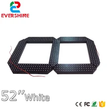 52 дюймов белый красный зеленый желтый 7 сегментов цифровой номер модуль газа цена светодиодный знак использовать для АЗС