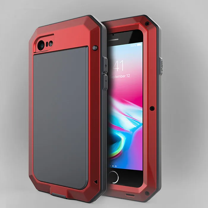 Heavy Duty Doom Armor Waterproof Phone Case – 360 Full Shockproof Metal Cover
