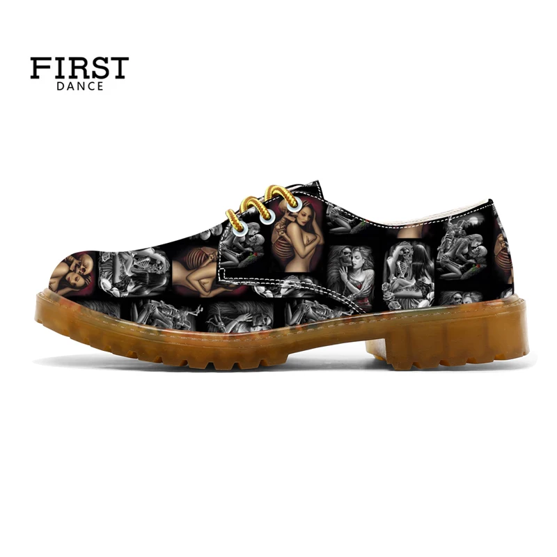 

Plus Size Custom Men Boots 38-50 Spring Low Top Rubber Oxford Shoes Lightweight Adult Printing Canvas Lace Up Martin Footwear