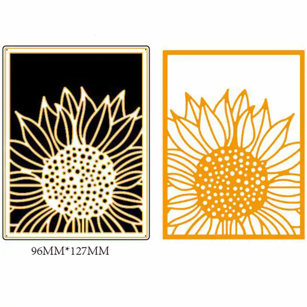 Download sunflower Carbon stencils Scrapbooking Stencils DIY ...