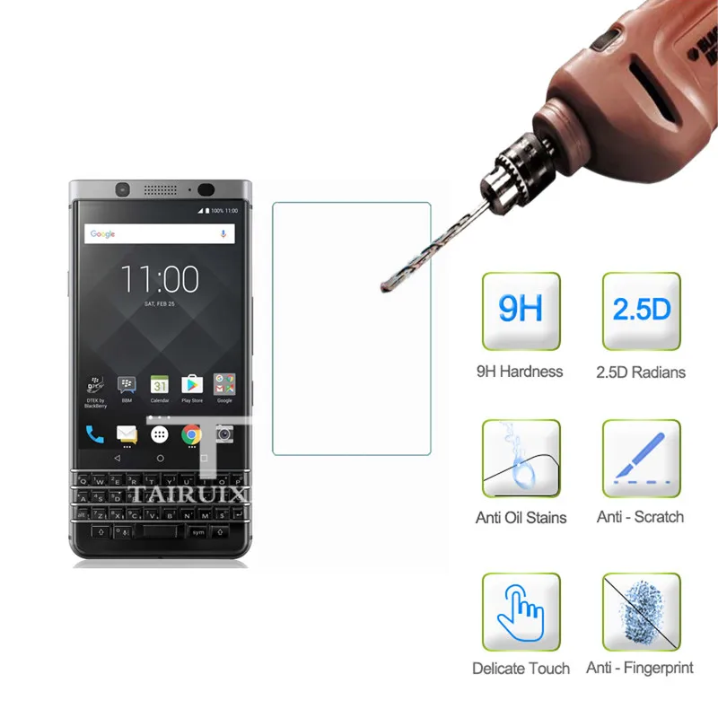 

9H Tempered Glass for Blackberry Keyone Screen Protector Protective Glass Film for Blackberry Keyone Protection Glass
