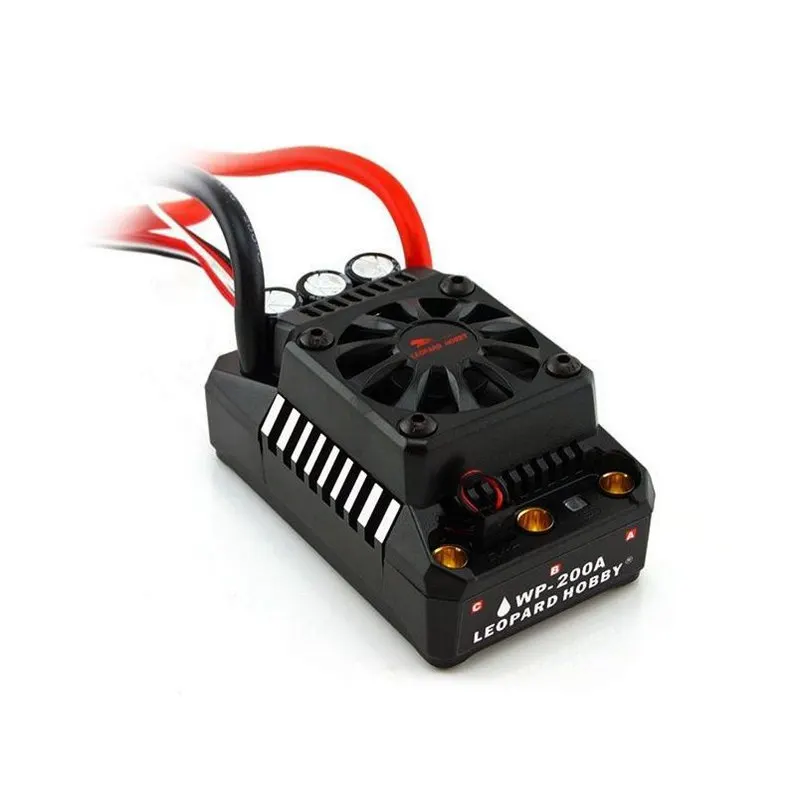 Leopard Hobby наземный WP BL5 200A ESC водонепроницаемый 34V(MAX5) 3-8S для rc 1/5 автомобилей гусеничный багги