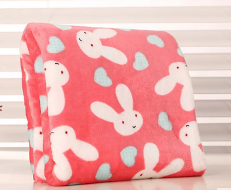 Полуметровая Двусторонняя хлопковая фланелевая ткань с кроликом, ковер для одежды, пижама, простыня, сделай сам, детская ткань, плюшевая ткань 144a - Цвет: watermelon