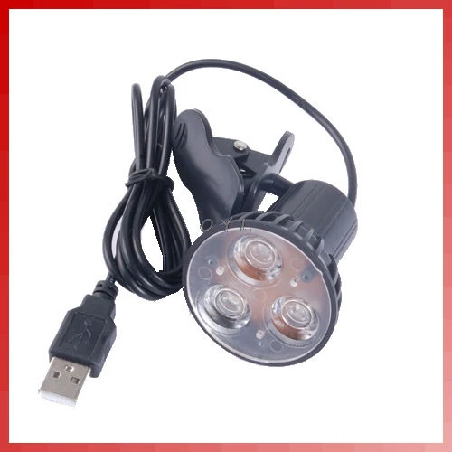 3 LED Clip On Spot USB Light Lamp For Laptop PC Notebook