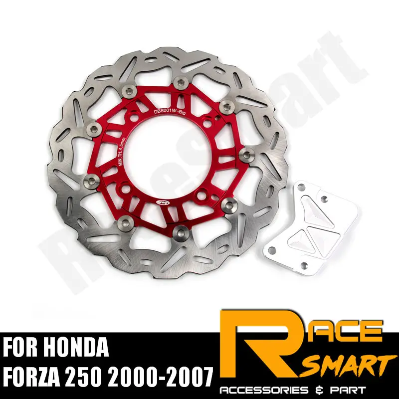 RED(SILVER) Мотоцикл передняя тормозные диски для HONDA FORZA 250 FORZA250 FORZA-250 2000 2001 2002 2003 2004 2005 2007 - Цвет: RED(SILVER)