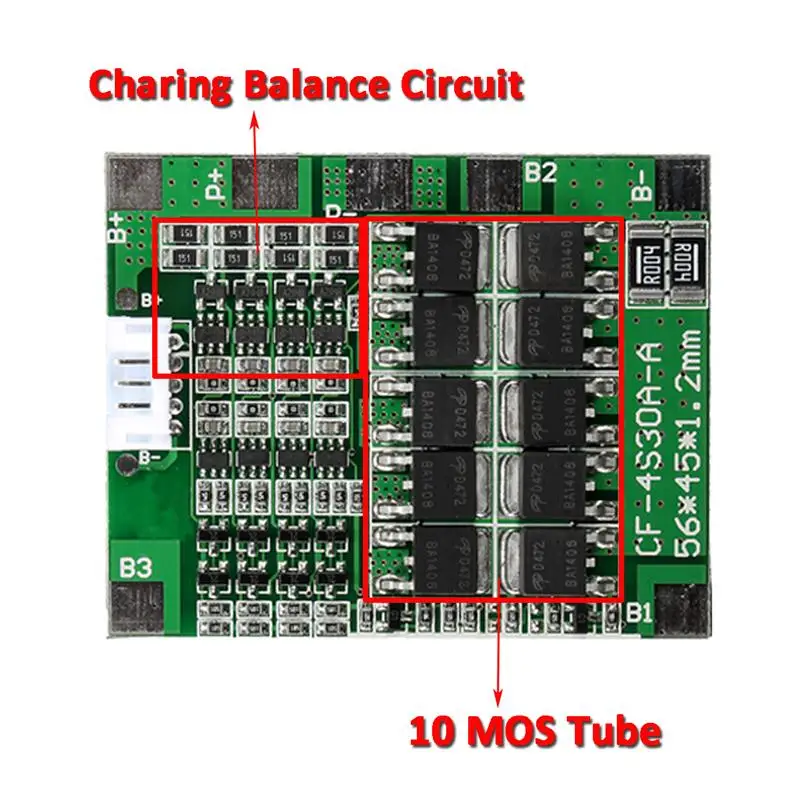 2 шт. 4S 30A 14,8 в литий-ионный аккумулятор 18650 BMS пакеты PCB Защитная плата балансировочные модули платы Новые оптовые продажи