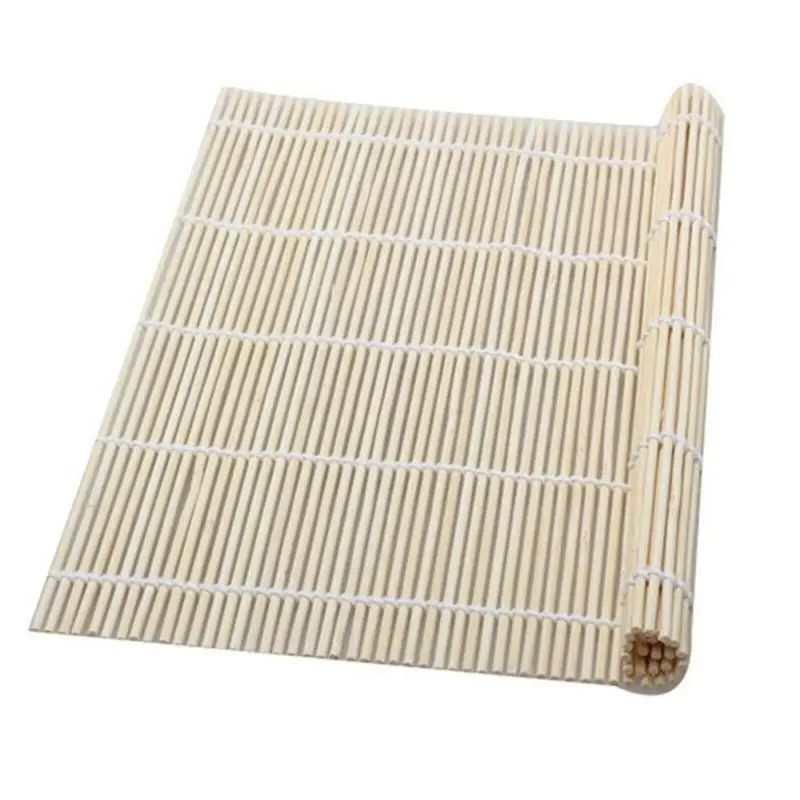 Moso bamboo коврик для суши рисовый онигири роликовый прокатки делая набор в том числе 1 коврики для суши и 1 рисовое весло Японская еда