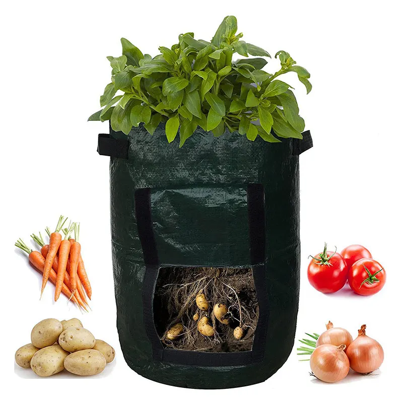 

DIY Potato Grow Planter PE Cloth Planting Container Bag Vegetable Tomato Gardening Thicken Garden Pot Planting Grow Bag