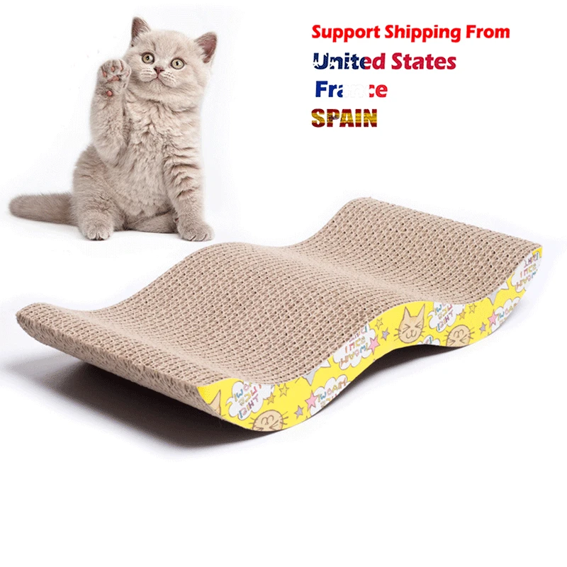 

W Type Mat Toy Protecting Furniture Foot For Cats Catnip Tower Climbing Tree Cat Scratch Pad Board pet products cat scratcher