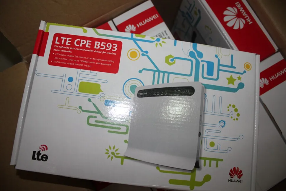 Мобильный беспроводной маршрутизатор CPE Huawei B593u-513 LTE FDD1900/2600Mhz DC-HSPA + 850/1900/2100Mhz |