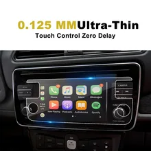RUIYA (2pcs) PET screen protector for Nissan Leaf NissanConnect 7inch car gps navigation touch display,clear and transparent