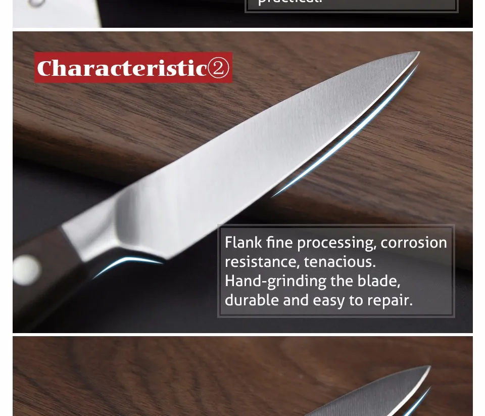 XINZUO кухонные инструменты 6 шт. набор кухонных ножей универсальный нож шеф-повара ножи для хлеба наборы кухонных ножей из нержавеющей стали нож для приготовления пищи