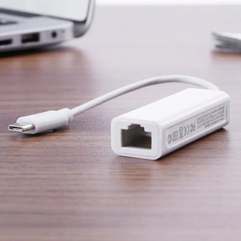 24pin USB3.1 Type C Gigabit Ethernet USB адаптер для RJ45 Lan сетевой карты ноутбука Macbook|Сетевые карты|