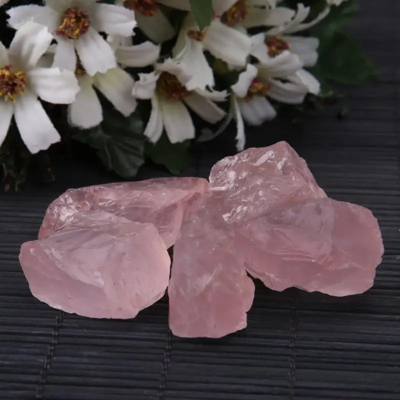 100 г натуральный розовый кристалл кварца камень настоящие натуральные драгоценные камни полированный Исцеление Кристаллы образец DIY украшения