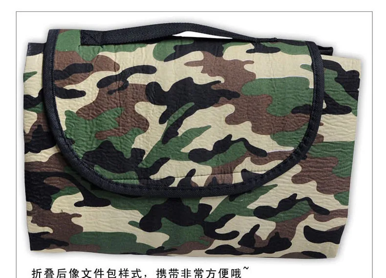 Esteira de Piquenique ao ar Cobertor à Prova Camuflagem Livre Umidade Almofada Piso Rastejando Tenda Praia Tress Dormir Acampamento Dwaterproof Água 10 Cheap Esteira de acampamento