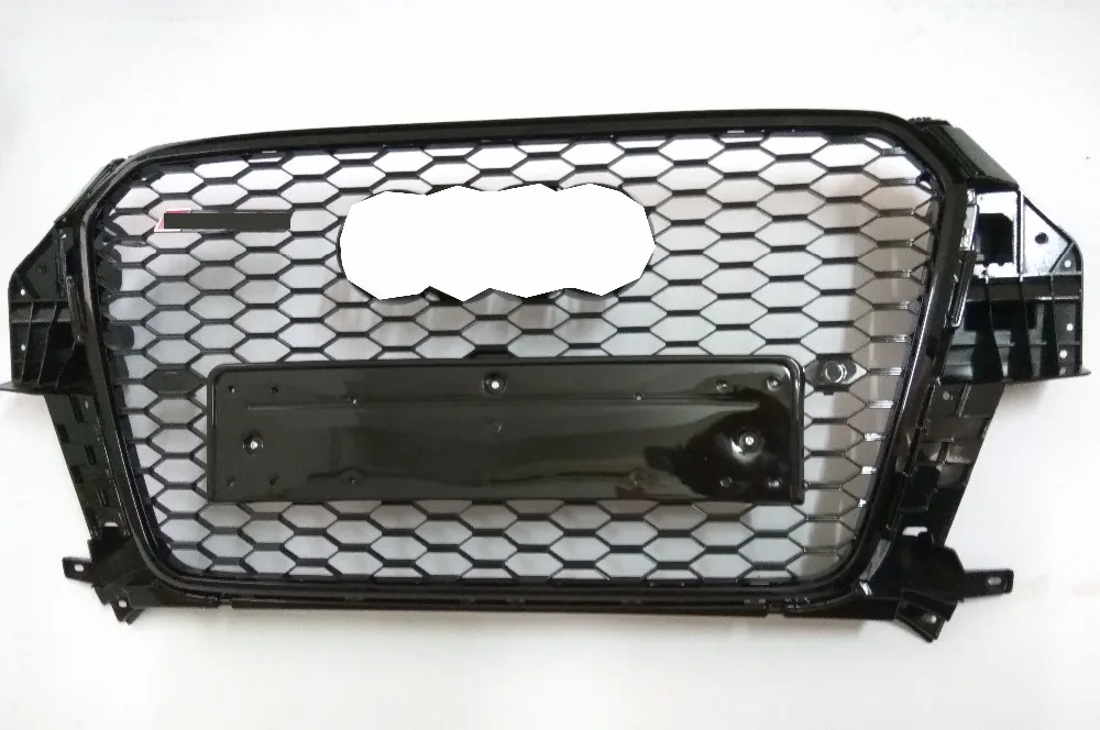 

Front Chrome Frame Mesh Sport Grill Grille Fit For Audi Q3 13-15 RSQ3 Style