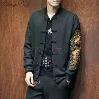 Traditionele chinese kleding voor mannen chinese kleding winkel chinese draak jas oosterse kleding traditionele chinese CC214