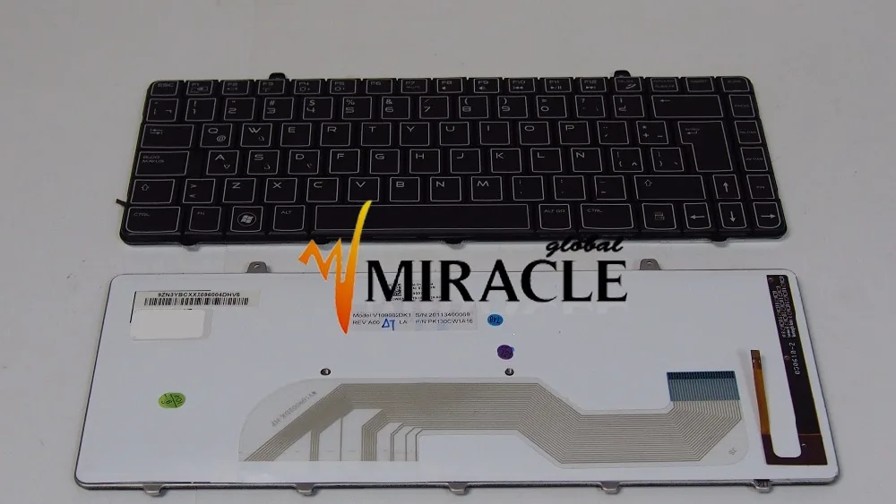 Repair You Life Laptop Keyboard for DELL Alienware M11X R2 M11X R3 Latin version with backlit