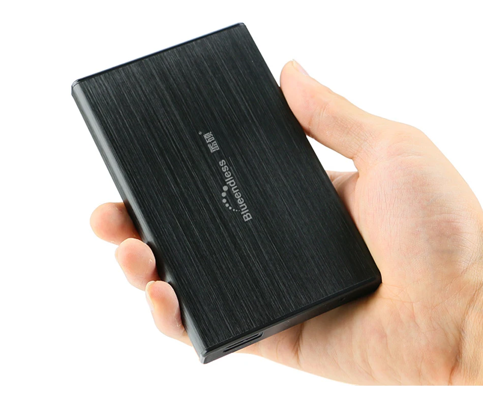 

10pcs/lot thin metal aluminum Mobile hard disk box SATA notebook serial port mechanical solid 2.5 inch hdd case U23T