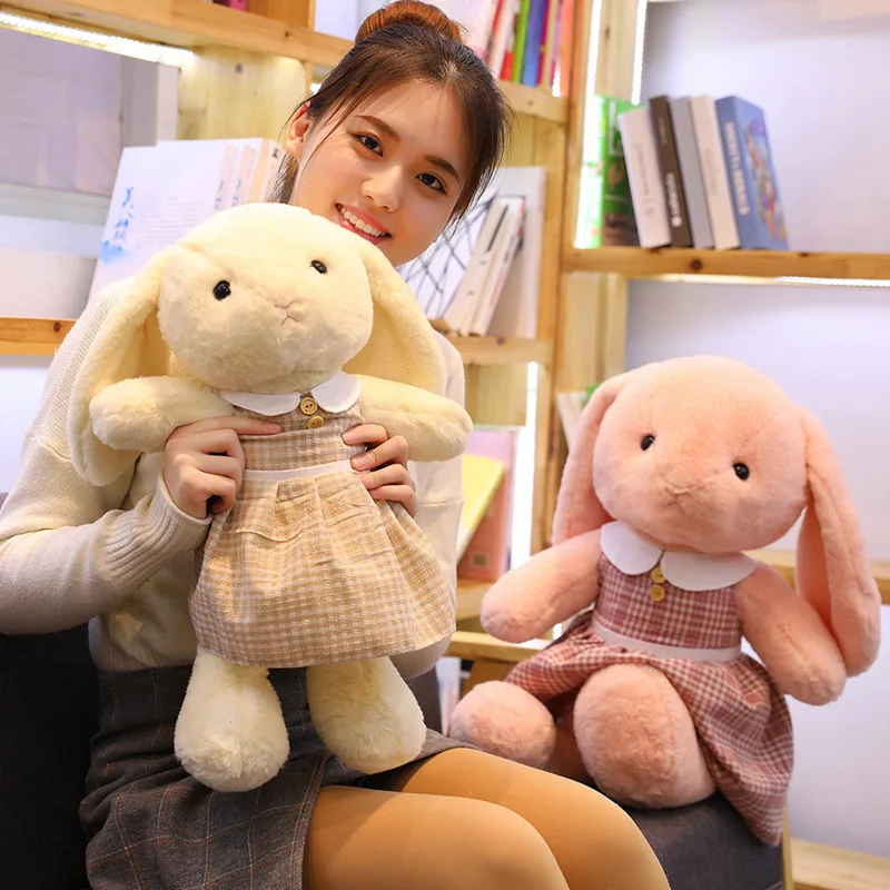 

Cute Cartoon Rabbit Plush Toy Soft Stuffed Rabbit Doll Baby Cuddle Sleeping Animal Toy Kids Toys Girl Birthday Christmas Gift
