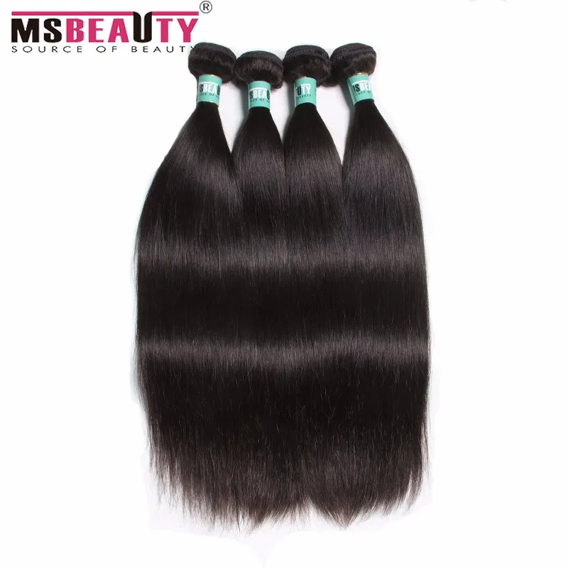 Malaysian Virgin Hair Straight 4 Bundles 7A Unprocessed Virgin Malaysian Hair Cheap Human Hair Weave Malaysian Straight Hair