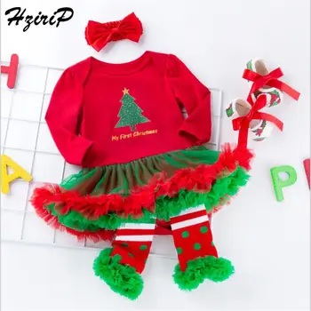 

Hzirip 2018 New Summer Thin Section Newborn Baby Stylish Bodysuits Cotton Long-sleeved Boys Girls Bodysuits 3 Colors Christmas