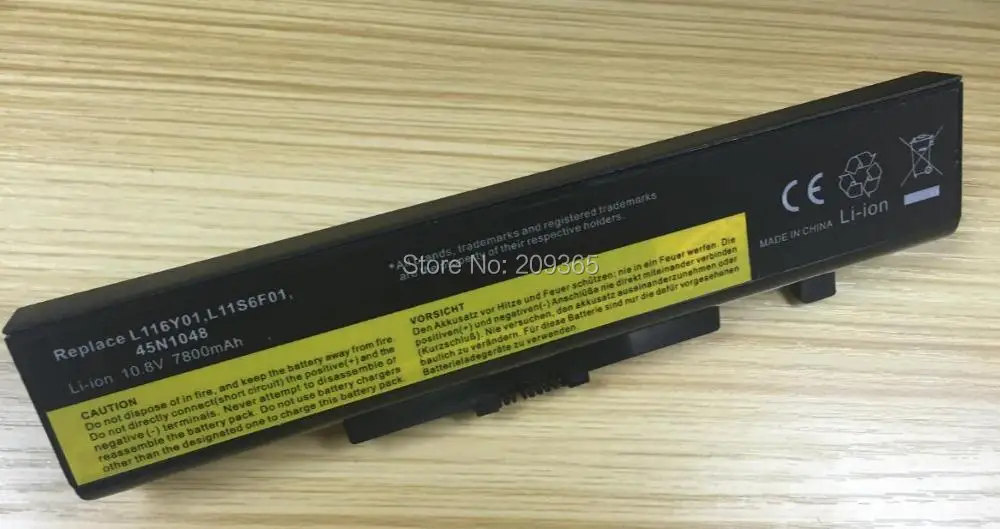 Células de Bateria do Portátil para Lenovo G500 Y485n Series Ideapad G580 Y580 Y480 Z480 Y580n 6600mah - Imagem 3