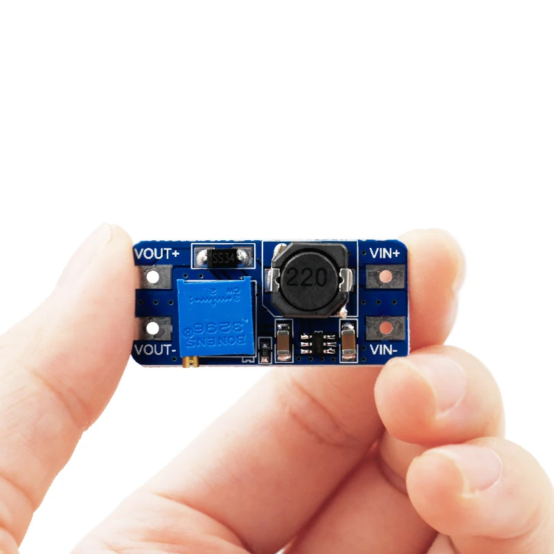 

MT3608 DC-DC Adjustable Boost Module 2A Boost Plate Step Up Module with MICRO USB 2V - 24V to 5V 9V 12V 28V 40% off