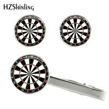 Новинка года, мужские запонки в виде дартс и запонки из серебра, ручная работа, манжеты и клипсы, круглые запонки, подарки для мужчин, CT-005