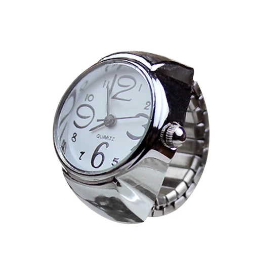 

Fashion Women Men Ring Watch Stretch Quartz Finger Watches Rings Jewelry Gifts @17 TT@88