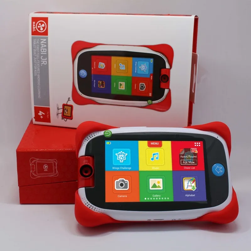 Sale!!!Nabi  5'' kids Tablet Quad Core 2.0MP rotating camera Android 4.4 1G 8GB The 1st full featured learning Tablet