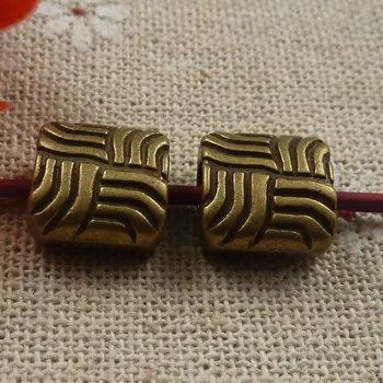 

120 pieces bronze plated nice spacers 11x11mm #1895