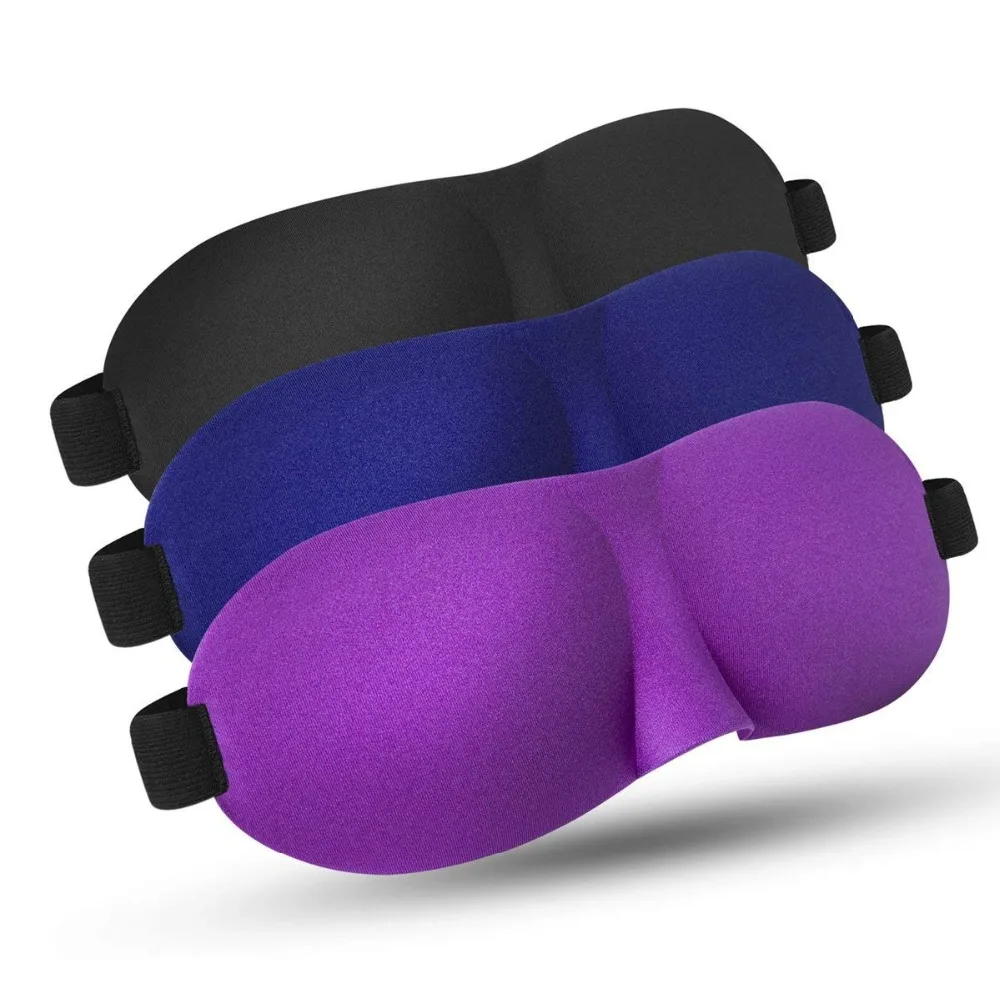 Buy 3D Eye Mask Travel Sleep Eye Masks Cotton Goggles Eyepatch Cover Sleeping