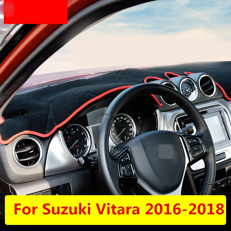 

For Suzuki Vitara 2016-2018 Dashboard Cover Mat Pad Sun Shade Avoid Light Dash Board Carpet Protector Interior decoration