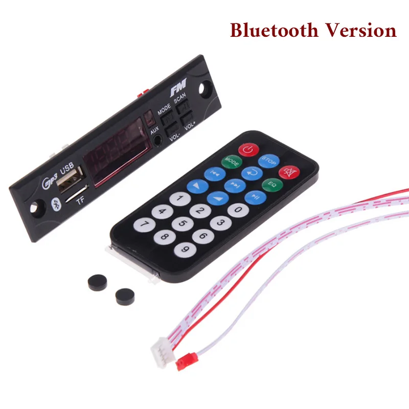 Rovtop беспроводной Bluetooth автомобильный аудио USB fm-радио модуль 5 В/12 в MP3 WMA декодер доска TF MP3-плеер с пультом дистанционного управления Z2