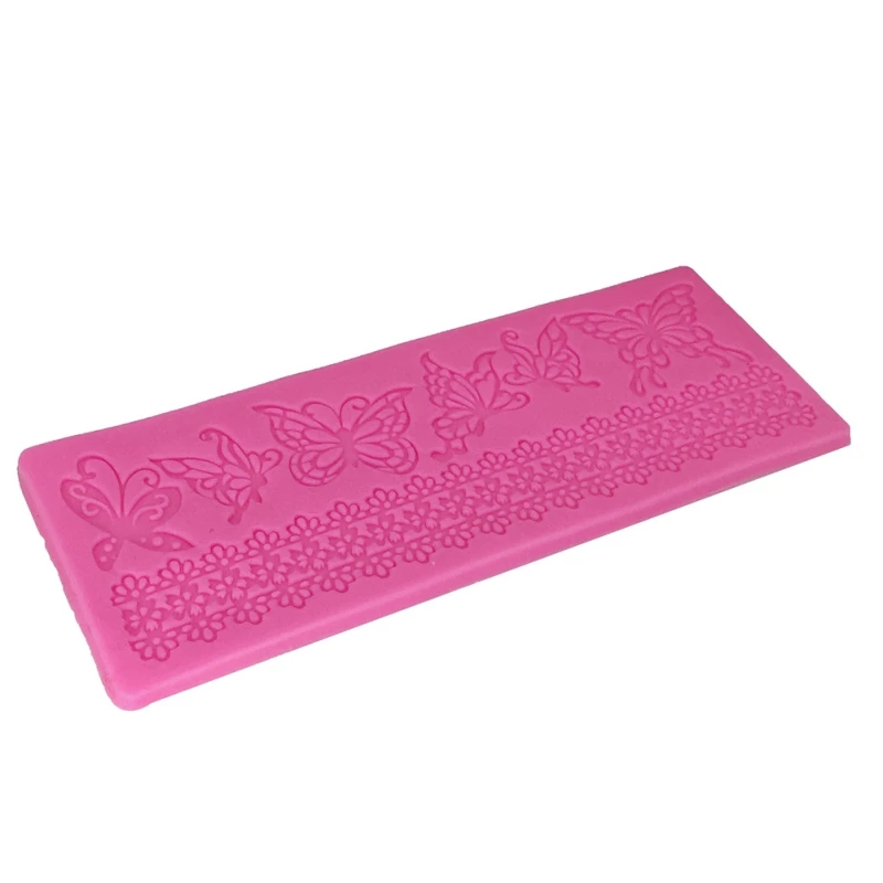 

Butterfly Lace Fondant Cake Decorating Silicone Mold DIY Baking Tools Kitchen Dining Bakeware Cake Tools New