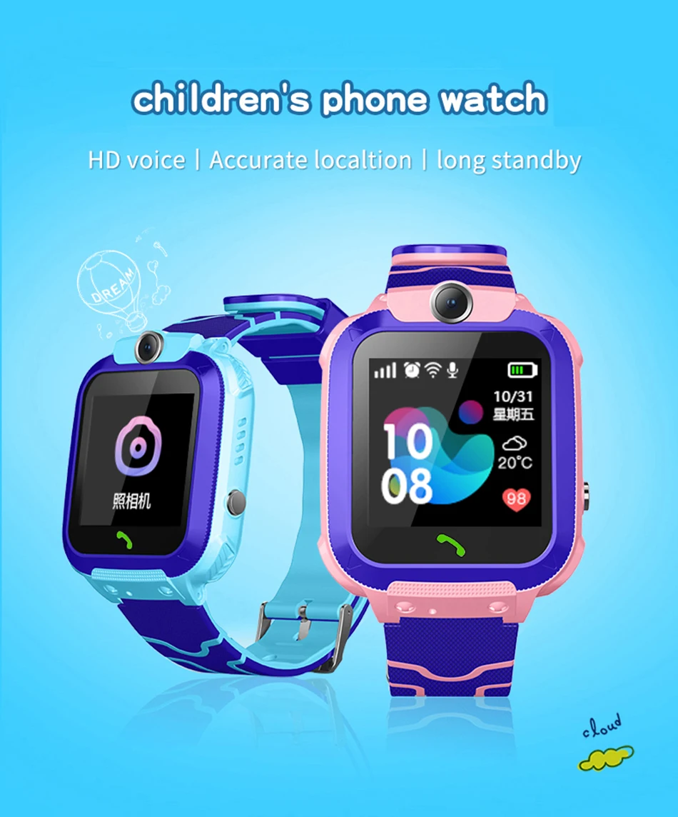 2019 новые умные часы LBS Kid SmartWatches детские часы для детей SOS Call Location Finder Locator трекер анти потерянный монитор + коробка