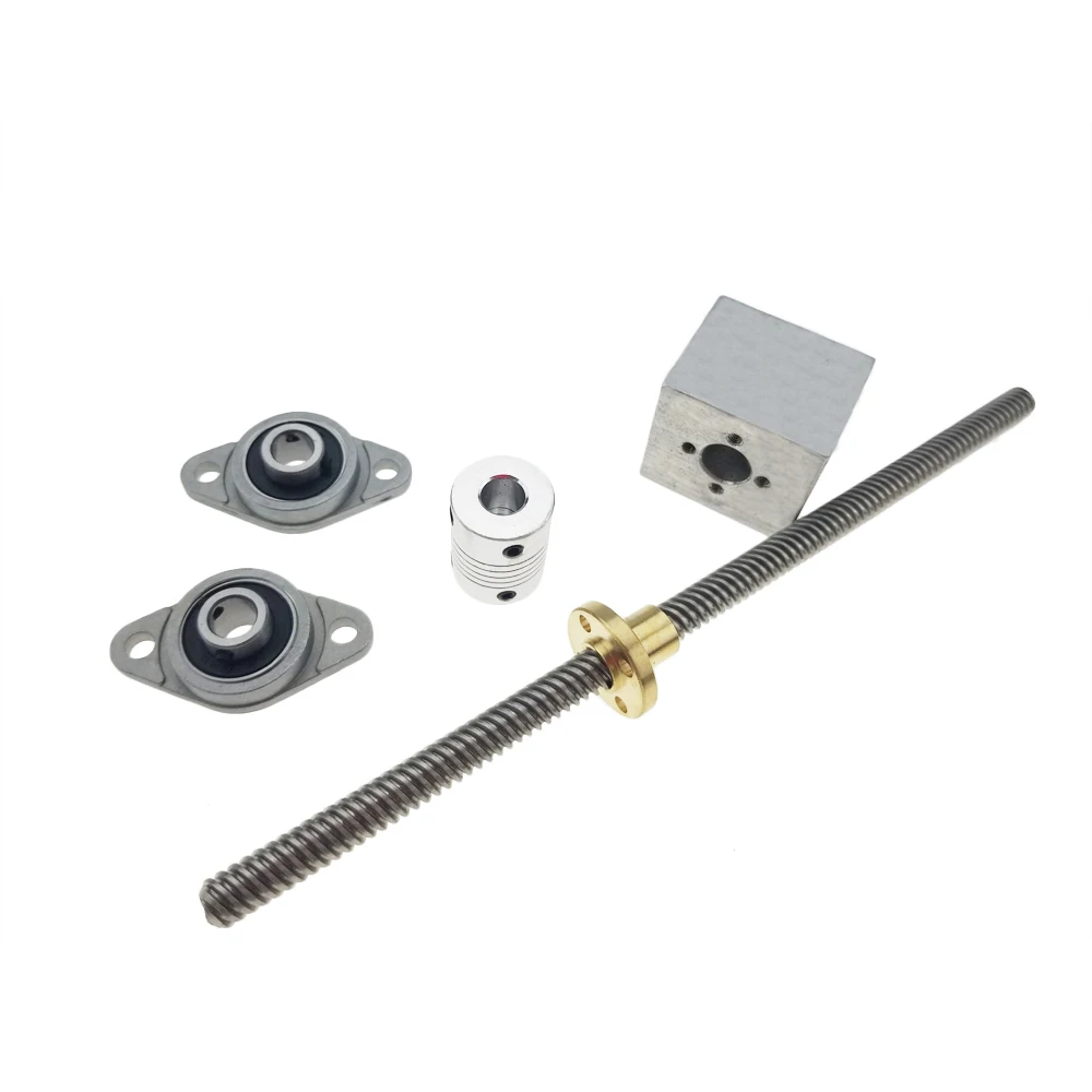 3D طابعة T8 الرصاص المسمار 250 300 350 400 450 500 550 600 650 700 750 800 مللي متر KP08 KFL08 الجوز الإسكان الرصاص المسمار مجموعة مع المقرنة 3D طابعة T8 الرصاص المسمار 250 300 350 400 450 500 550 600 650 700 750 800 مللي متر KP08 KFL08 الجوز الإسكان الرصاص المسمار مجموعة مع المقرنة