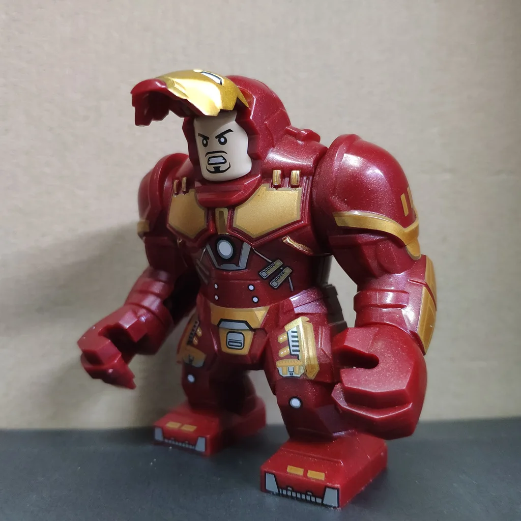 

Legoing Avengers 4 End Game Space 7cm Big Figures Iron Man Hulk Venom Action For Children Collection Toys Building Blocks